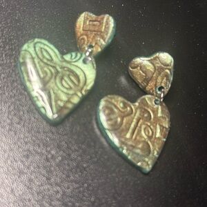 Elegant Heart-Shaped Earrings